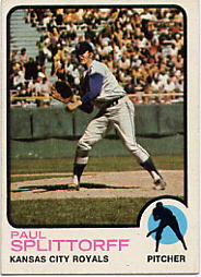 1973 Topps Baseball Cards      048      Paul Splittorff